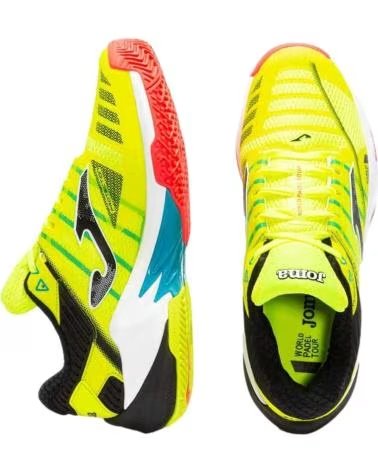 JOMA JOMA PADEL SHOES FOR MEN, YELLOW AND BLACK AZUL