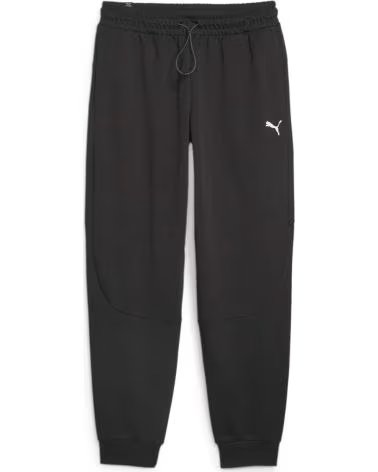PUMA PANTALONI LUNGHI PUMA ESSENTIALS LOGO UNISEX NERO NEGRO