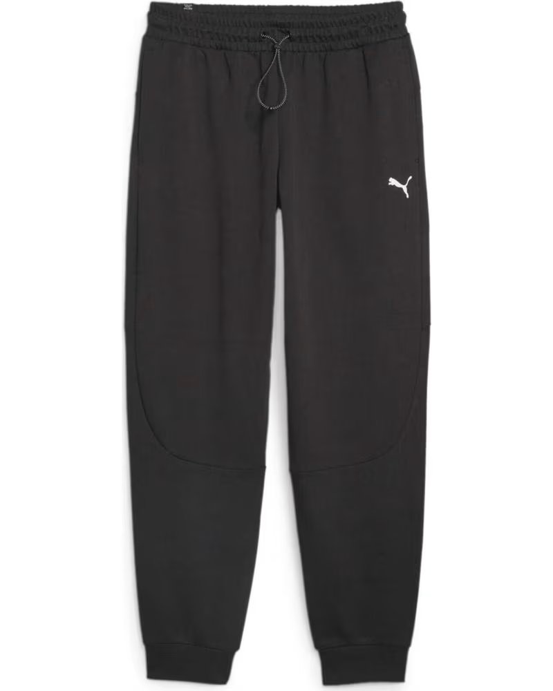 PUMA PANTALONI LUNGHI PUMA ESSENTIALS LOGO UNISEX NERO NEGRO