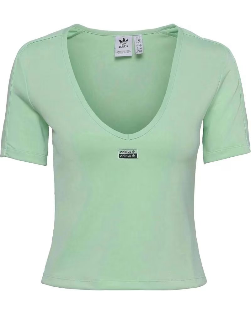 ADIDAS BLUSA ADIDAS ESSENTIALS RIB VERDE DONNA VERDE