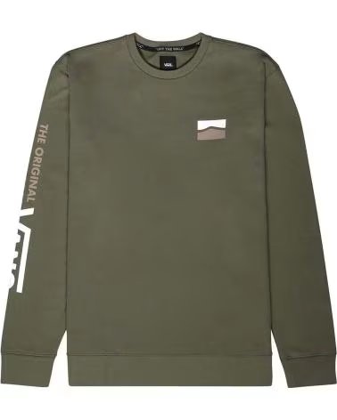 VANS OFF THE WALL SWEATSHIRT VANS OFF THE WALL POUR HOMME VERT VERDE
