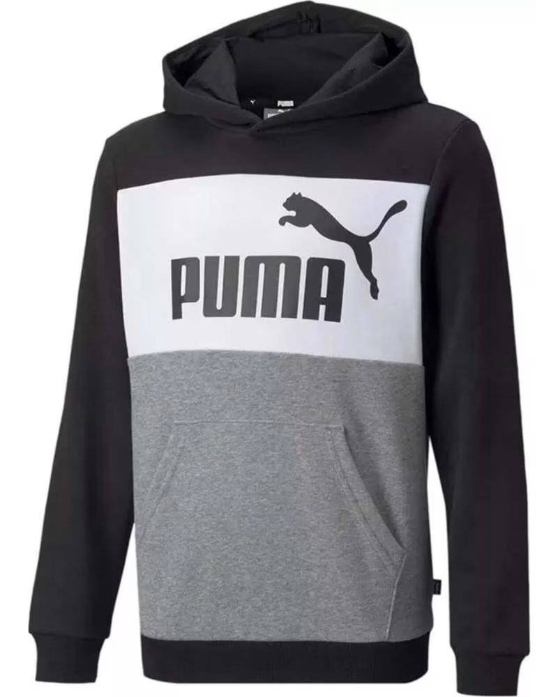 PUMA PUMA COLORBLOCK HOODIE FOR BOYS MULTICOLOR