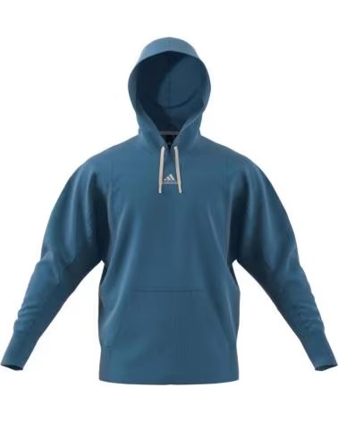 ADIDAS FELPA CON CAPPUCCIO ADIDAS ESSENTIALS DA UOMO AZUL