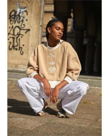 ADIDAS JERSEY EN PARA MUJER BEIGE