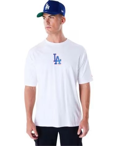 NEW ERA CAMISETA NEW ERA MLB WORLD SERIES LOS ANGELES DODGERS BRANCA MASCULINA BLANCO