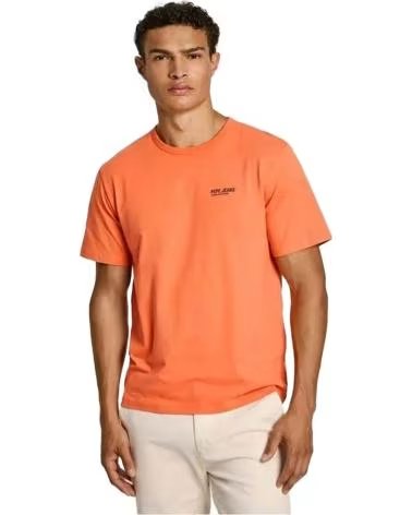 PEPE JEANS T-SHIRT À MANCHES COURTES ORANGE POUR HOMME 862592 NARANJA