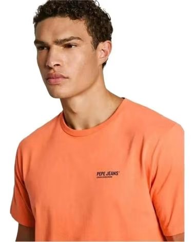 PEPE JEANS T-SHIRT À MANCHES COURTES ORANGE POUR HOMME 862592 NARANJA