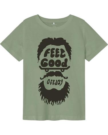 NAME IT CAMISETA DE MANGA CORTA ´FEEL GOOD´ PARA NIÑO VERDE