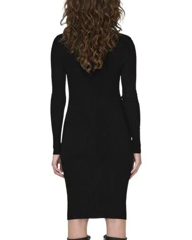 ONLY ABITO NERO A MANICHE LUNGHE DA DONNA NEGRO