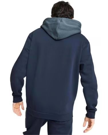 PUMA FELPA CON CAPPUCCIO PUMA COLOR BLOCK DA UOMO AZUL