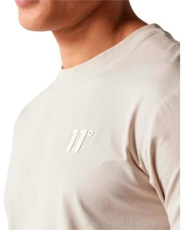11 DEGREES MODELO PREMIUM PRINTED T-SH MARRóN