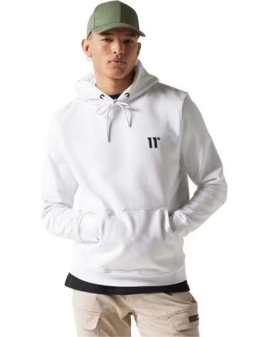 MOLETOM COM CAPUZ 11 DEGREES STREETWEAR BRANCO MASCULINO BLANCO