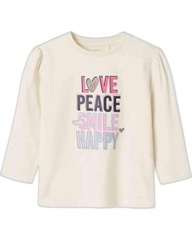NAME IT SUDADERA UNISEX NAME IT CON ESTAMPADO ´LOVE PEACE HAPPY´ BLANCO