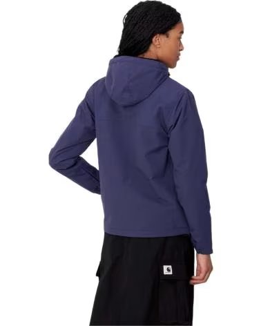 CARHARTT WIP MOLETOM COM CAPUZ CARHARTT WIP FEMININO MORADO