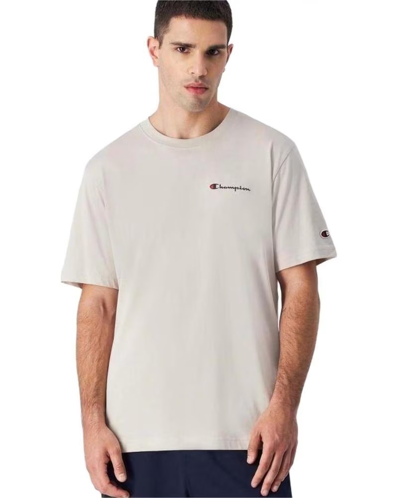 CHAMPION CHAMPION HERREN T-SHIRT MIT KURZEN ÄRMELN BEIGE