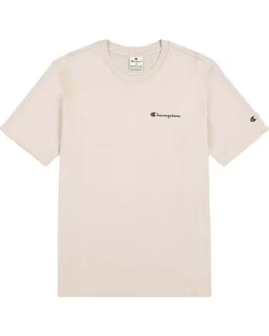 CHAMPION CHAMPION HERREN T-SHIRT MIT KURZEN ÄRMELN BEIGE