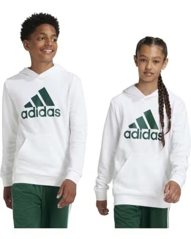 ADIDAS ADIDAS ESSENTIALS LOGO KAPUZENPULLOVER FÜR KINDER, UNISEX BLANCO