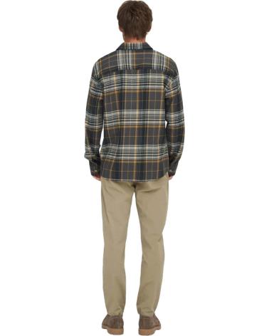 ONLY CHAQUETA A CUADROS DE FRANELA SONS PARA HOMBRE GRIS