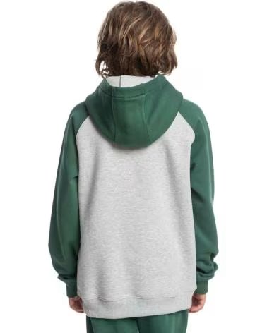 QUIKSILVER SUDADERA CON CAPUCHA EN PARA NINOS GRIS