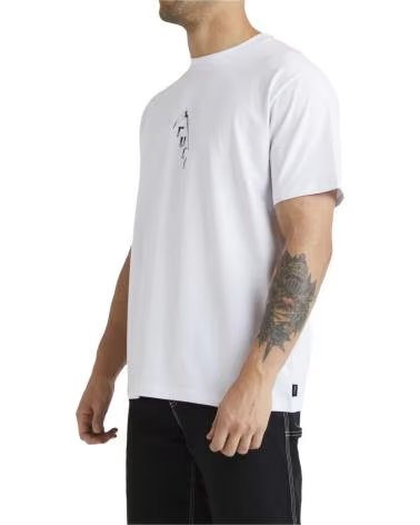 RVCA LYNES SCYTHE SS T-SHIRT, REF 1175834/796962, WEISS