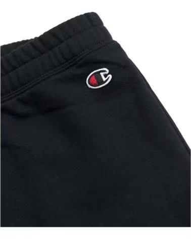 CHAMPION PANTALONI SPORTIVI LUNGHI CHAMPION NERI PER BAMBINI NEGRO