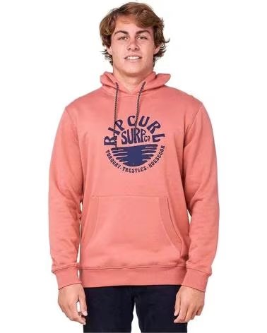 RIP CURL MOLETOM COM CAPUZ RIP CURL MASCULINO ROSA