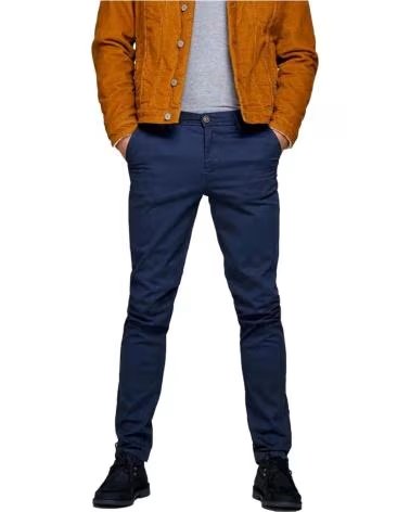 JACK AND JONES PANTALÓN CHINO SLIM FIT AZUL