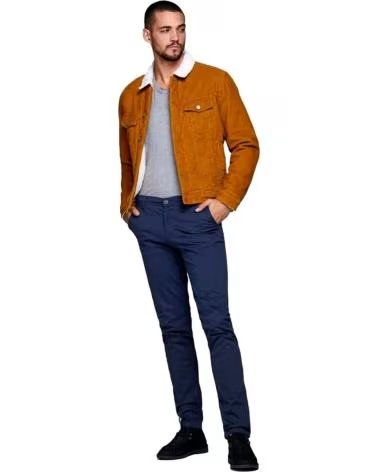 JACK AND JONES PANTALÓN CHINO SLIM FIT AZUL