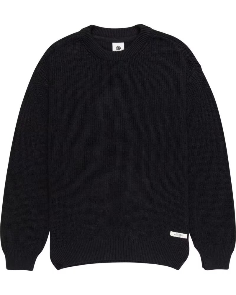 ELEMENT ELEMENT MAGLIONE UOMO NERO NEGRO