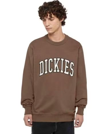 DICKIES FELPA DICKIES DA UOMO, MARRONE MARRON