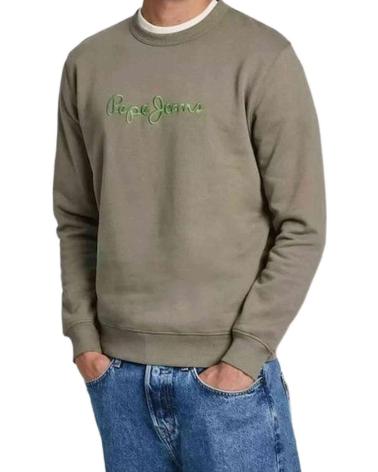 PEPE JEANS SUDADERA CON LOGO FRONTAL VERDE