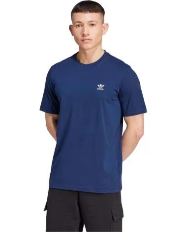 ADIDAS MAGLIETTA ADIDAS ESSENTIALS A MANICHE CORTE DA UOMO AZUL