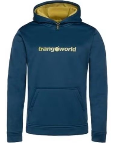 TRANGOWORLD FELPA CON CAPPUCCIO TRANGOWORLD DA UOMO AZUL