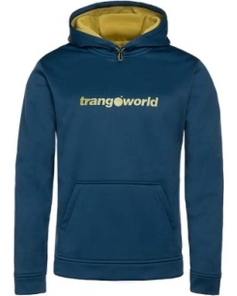 TRANGOWORLD FELPA CON CAPPUCCIO TRANGOWORLD DA UOMO AZUL