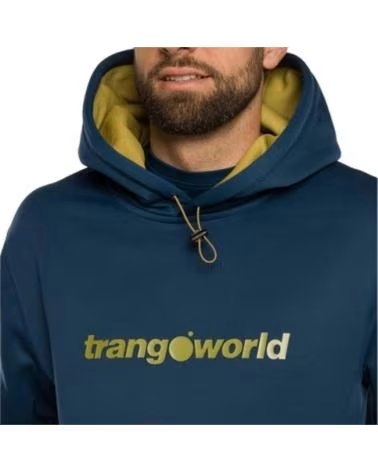 TRANGOWORLD FELPA CON CAPPUCCIO TRANGOWORLD DA UOMO AZUL