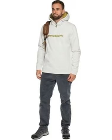 TRANGOWORLD SWEATSHIRT COM CAPUZ BEGE BEIGE
