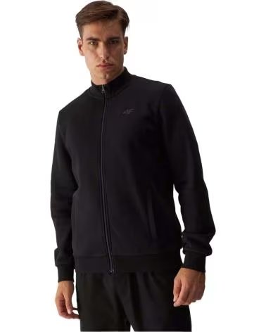 4F GIACCA TECNICA CON ZIP INTEGRALE 4F NEGRO