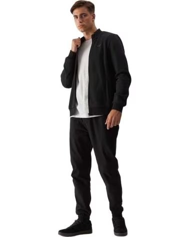 4F GIACCA TECNICA CON ZIP INTEGRALE 4F NEGRO