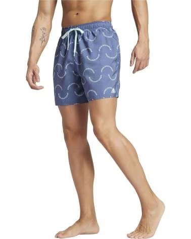 ADIDAS ADIDAS BADESHORTS MIT WELLENMUSTER FÜR HERREN AZUL