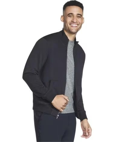 SKECHERS CHAQUETA BOMBER SKECHERS PARA HOMBRE NEGRO
