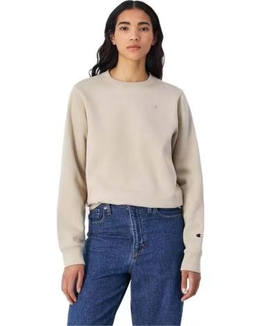 CHAMPION SUDADERA CHAMPION DE MUJER BEIGE BEIGE
