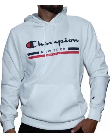 CHAMPION CHAMPION KAPUZENPULLOVER "NEW YORK SINCE 1919" FÜR HERREN BLANCO