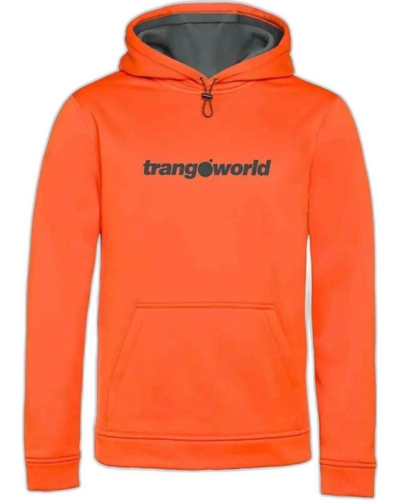 TRANGOWORLD SUDADERA CON CAPUCHA EN PARA HOMBRE NARANJA