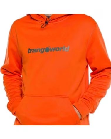 TRANGOWORLD SUDADERA CON CAPUCHA EN PARA HOMBRE NARANJA