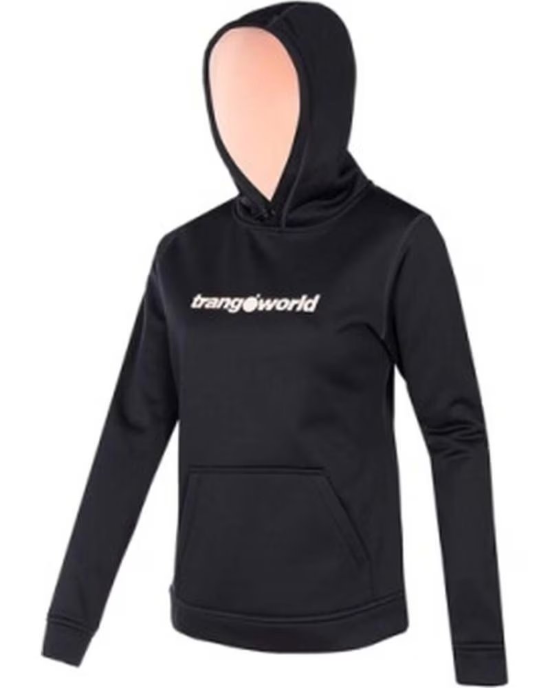 TRANGOWORLD SUDADERA CON CAPUCHA EN PARA MUJER NEGRO