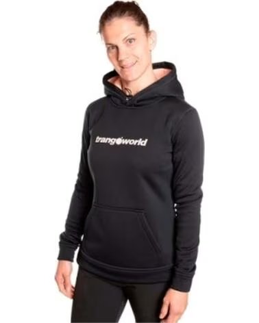 TRANGOWORLD SUDADERA CON CAPUCHA EN PARA MUJER NEGRO