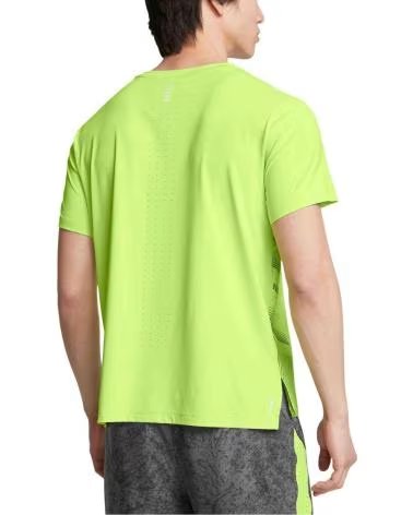 UNDER ARMOUR CAMISETA TÉCNICA DE MANGA CURTA VERDE