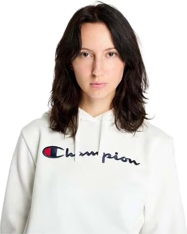 -CHAMPION-CHAMPION FELPA CON CAPPUCCIO LOGO CLASSICO WW003-WW003