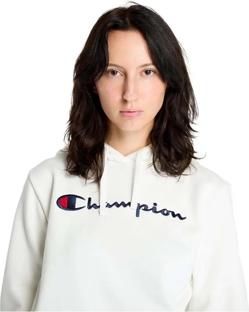 -CHAMPION-CHAMPION FELPA CON CAPPUCCIO LOGO CLASSICO WW003-WW003