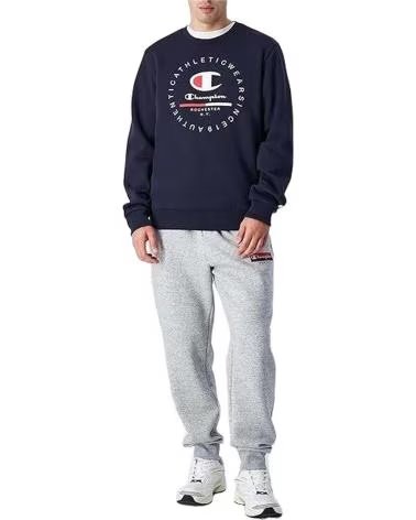 CHAMPION FELPA CHAMPION DA UOMO CON LOGO AZUL